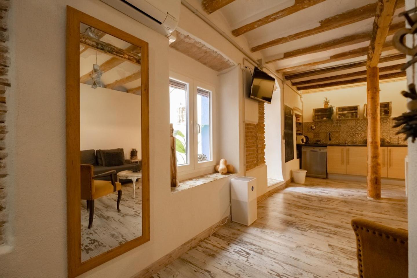 Apartamento En El Corazon De Tarragona. Planta Baja Con Patio. Buitenkant foto