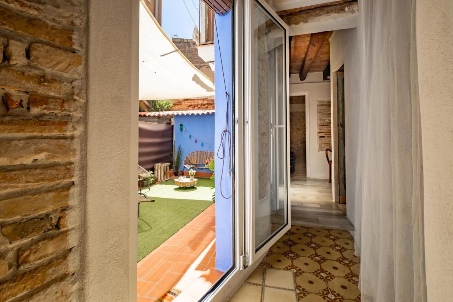 Apartamento En El Corazon De Tarragona. Planta Baja Con Patio. Buitenkant foto
